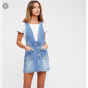 Free People Old School Love Denim Jumper